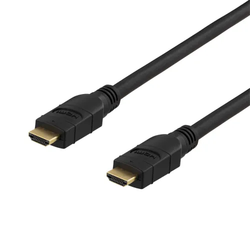 Deltaco PRIME active HDMI 2.0 -kaapeli, 10 m, Musta