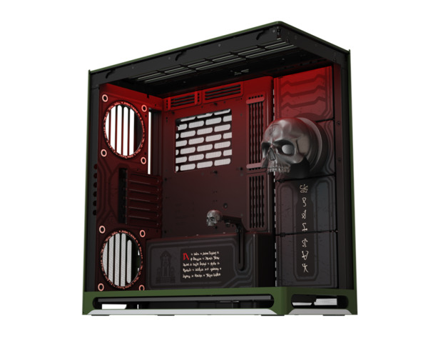 Havn HS 420 DOOM: The Dark Ages Limited Edition - mid tower, Green