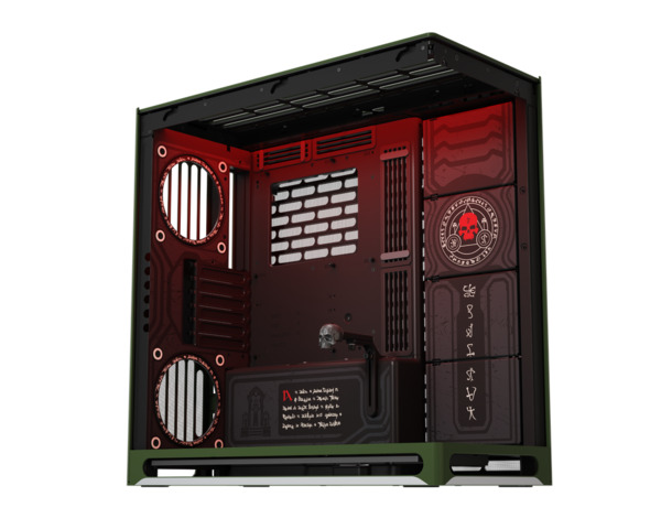 Havn HS 420 DOOM: The Dark Ages Limited Edition - mid tower, Green