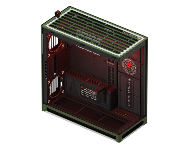 Havn HS 420 DOOM: The Dark Ages Limited Edition - mid tower, Green