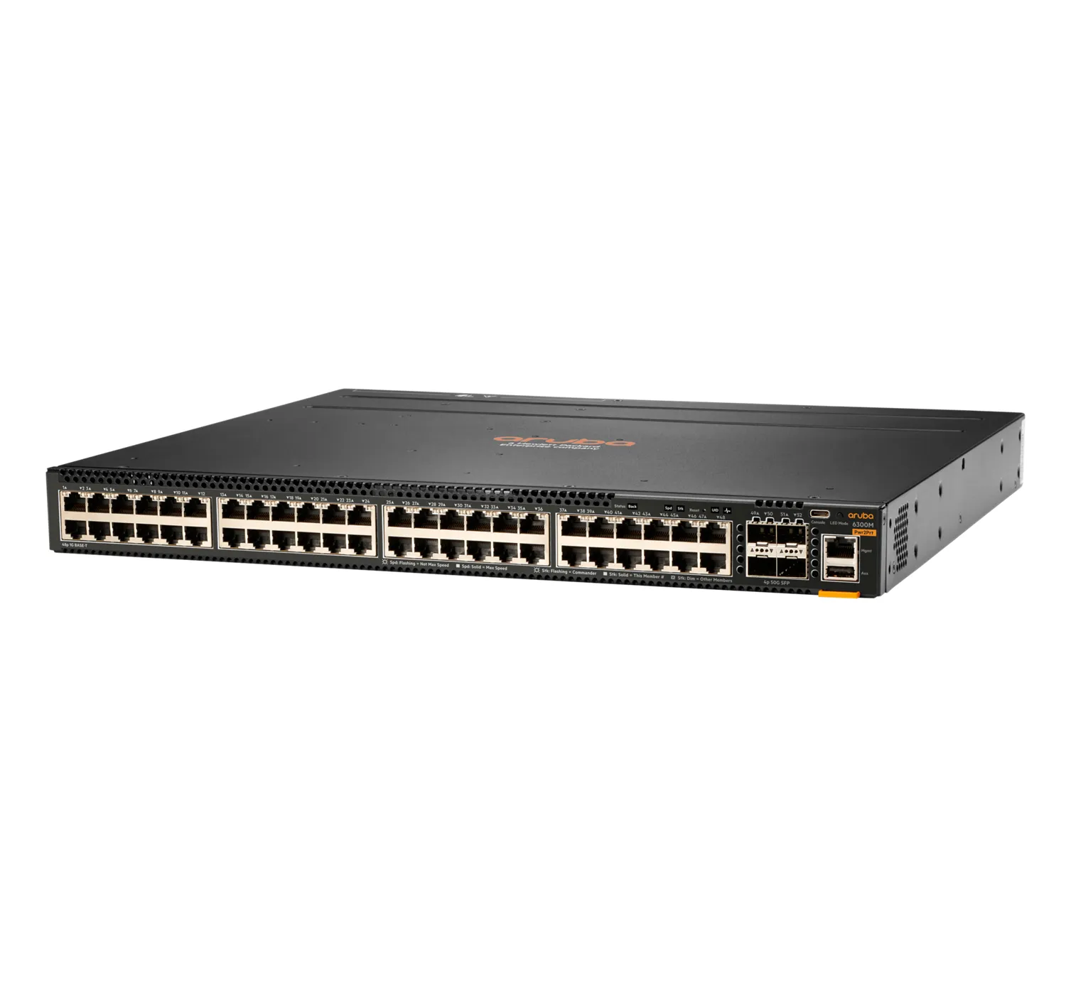 Aruba 6300M 48G Pwr2Prt 2F 1PS Bdl