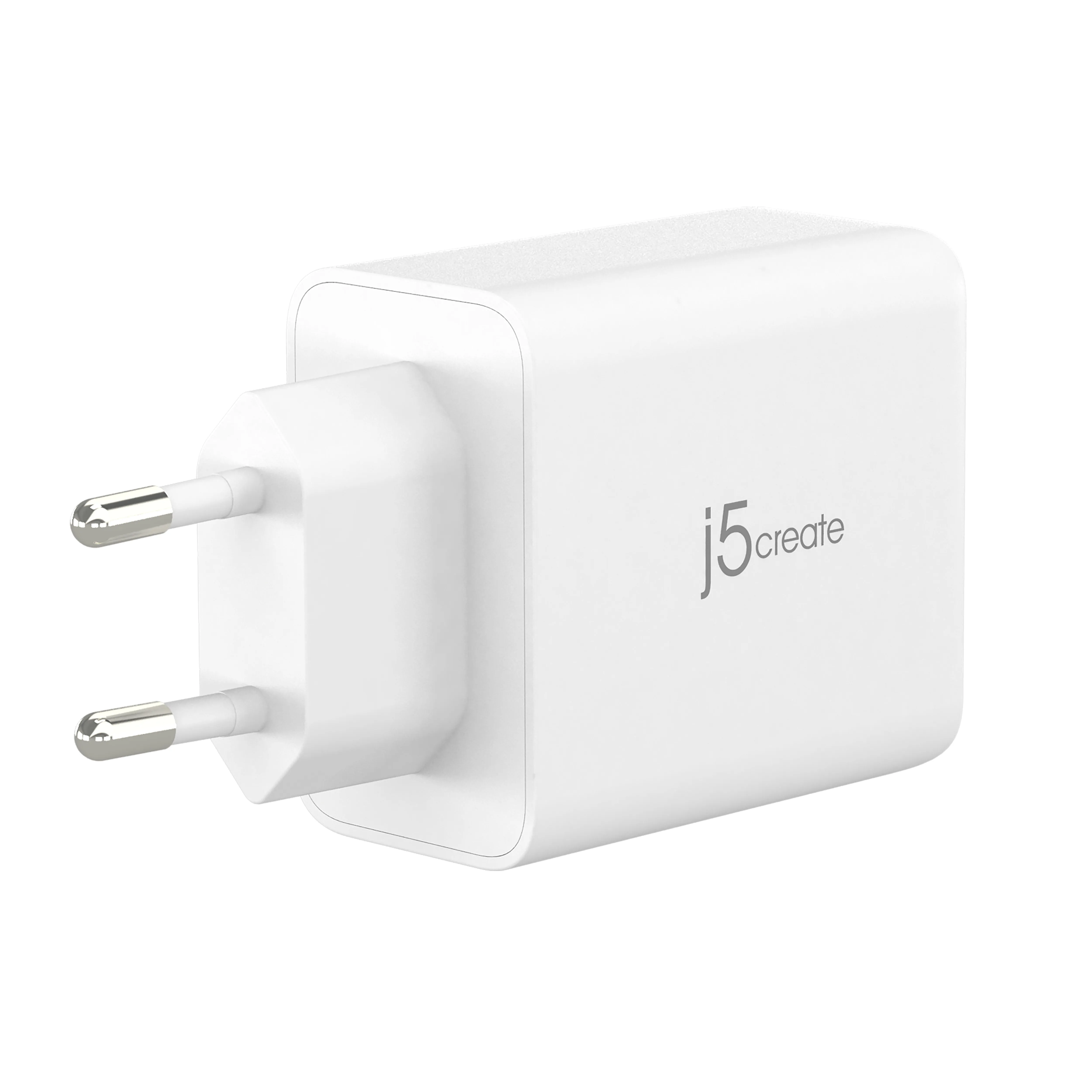 J5 Create 65W GaN USB-C 3-Port - v&auml;ggladdare, vit