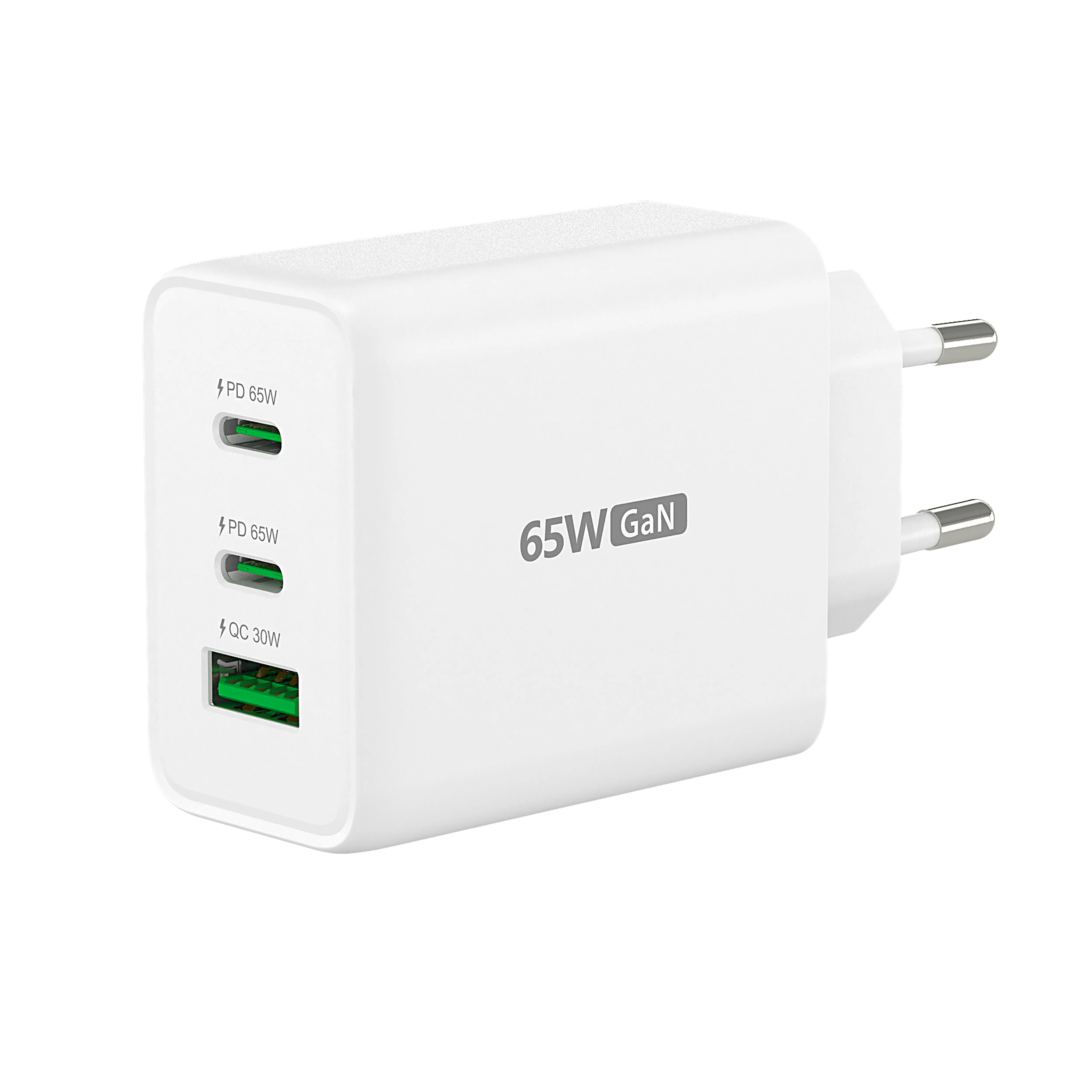 J5 Create 65W GaN USB-C 3-Port - v&auml;ggladdare, vit