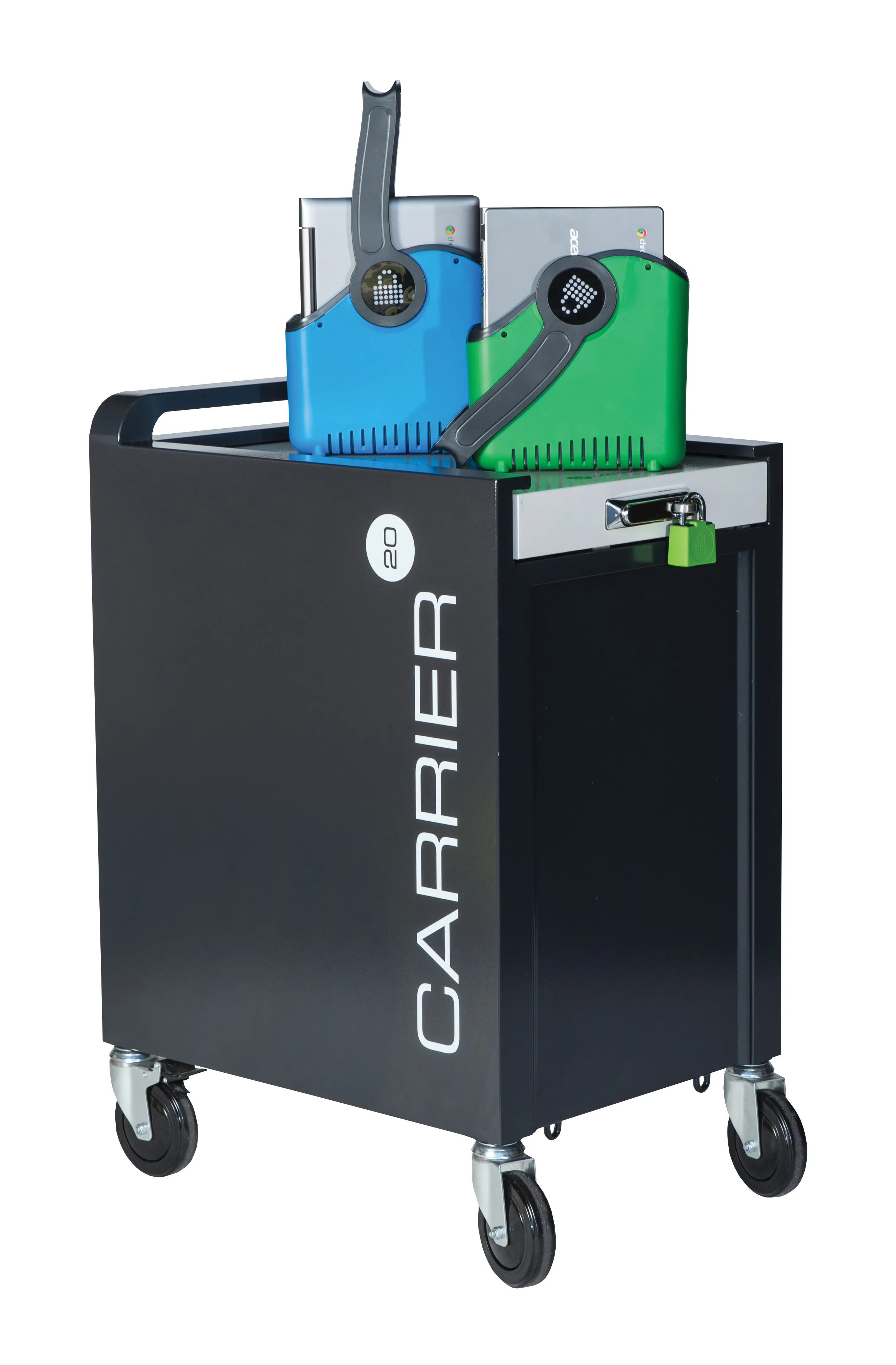 LocknCharge Carrier 30 MK5 with LARGE Baskets Charge-Only 30 units Chromebook/iPad/laptop