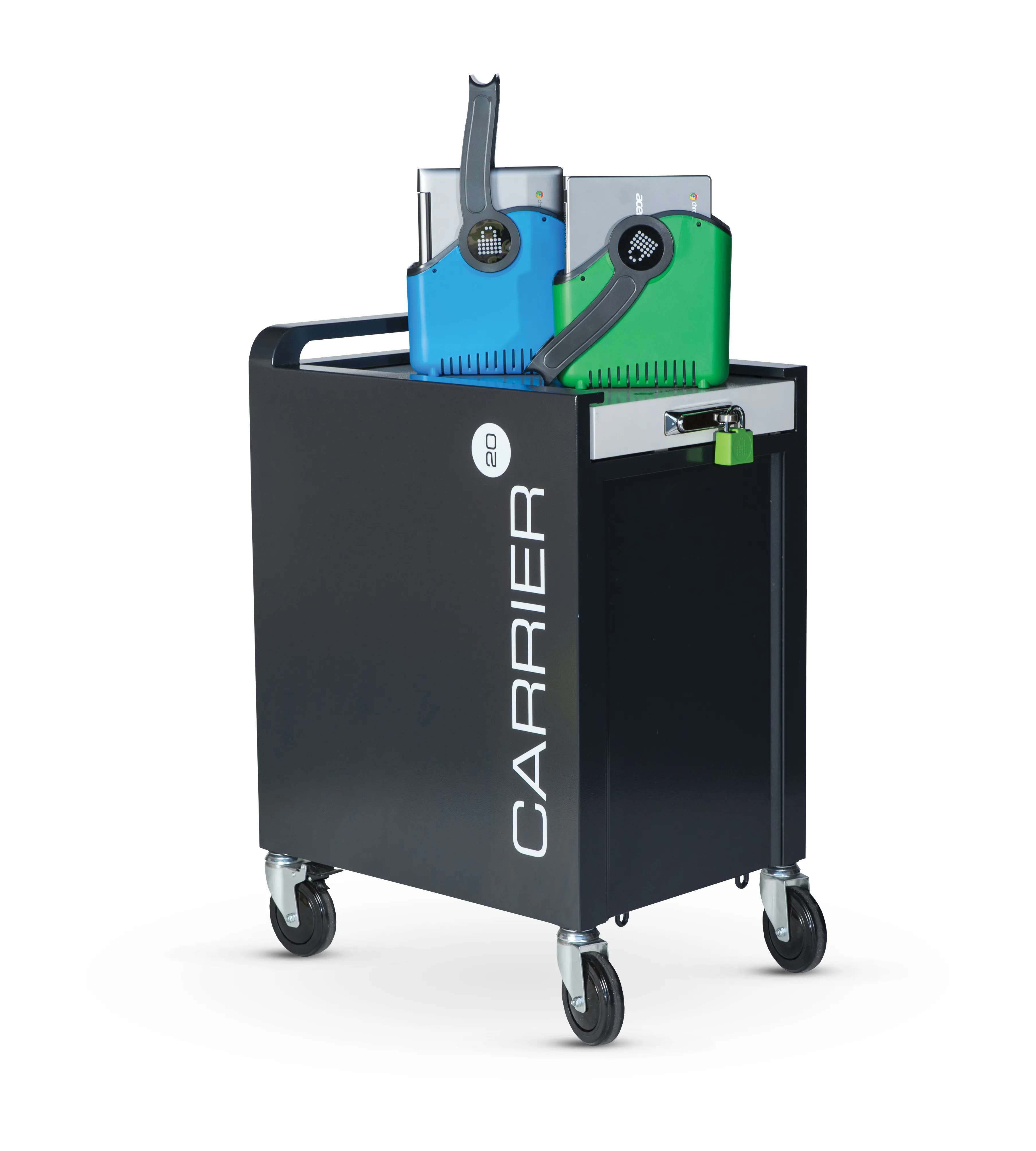 LocknCharge Carrier 30 MK5 with LARGE Baskets Charge-Only 30 units Chromebook/iPad/laptop