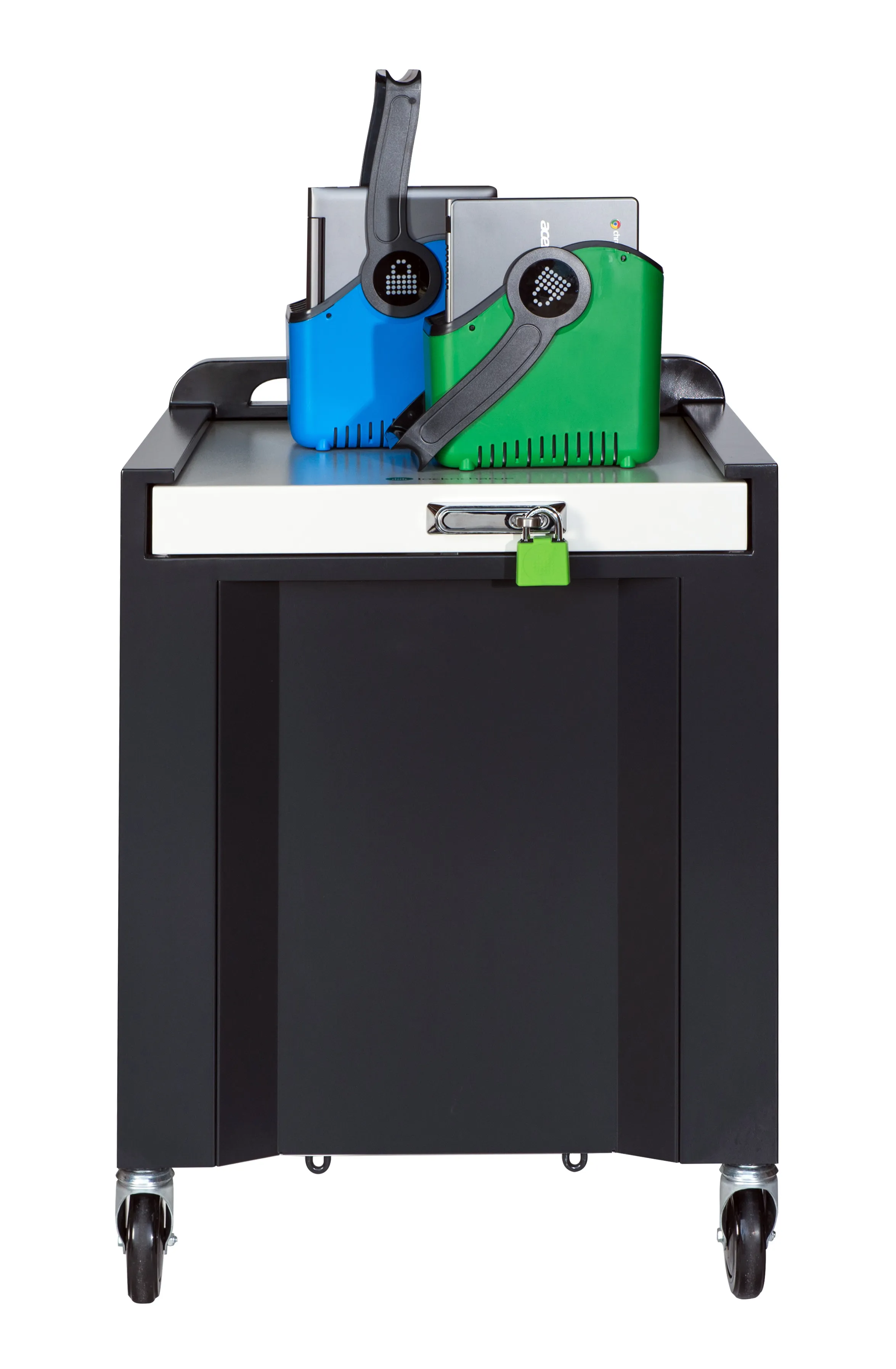 LocknCharge Carrier 30 MK5 with LARGE Baskets Charge-Only 30 units Chromebook/iPad/laptop