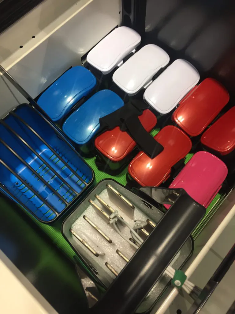 LocknCharge Carrier 30 MK5 with LARGE Baskets Charge-Only 30 units Chromebook/iPad/laptop