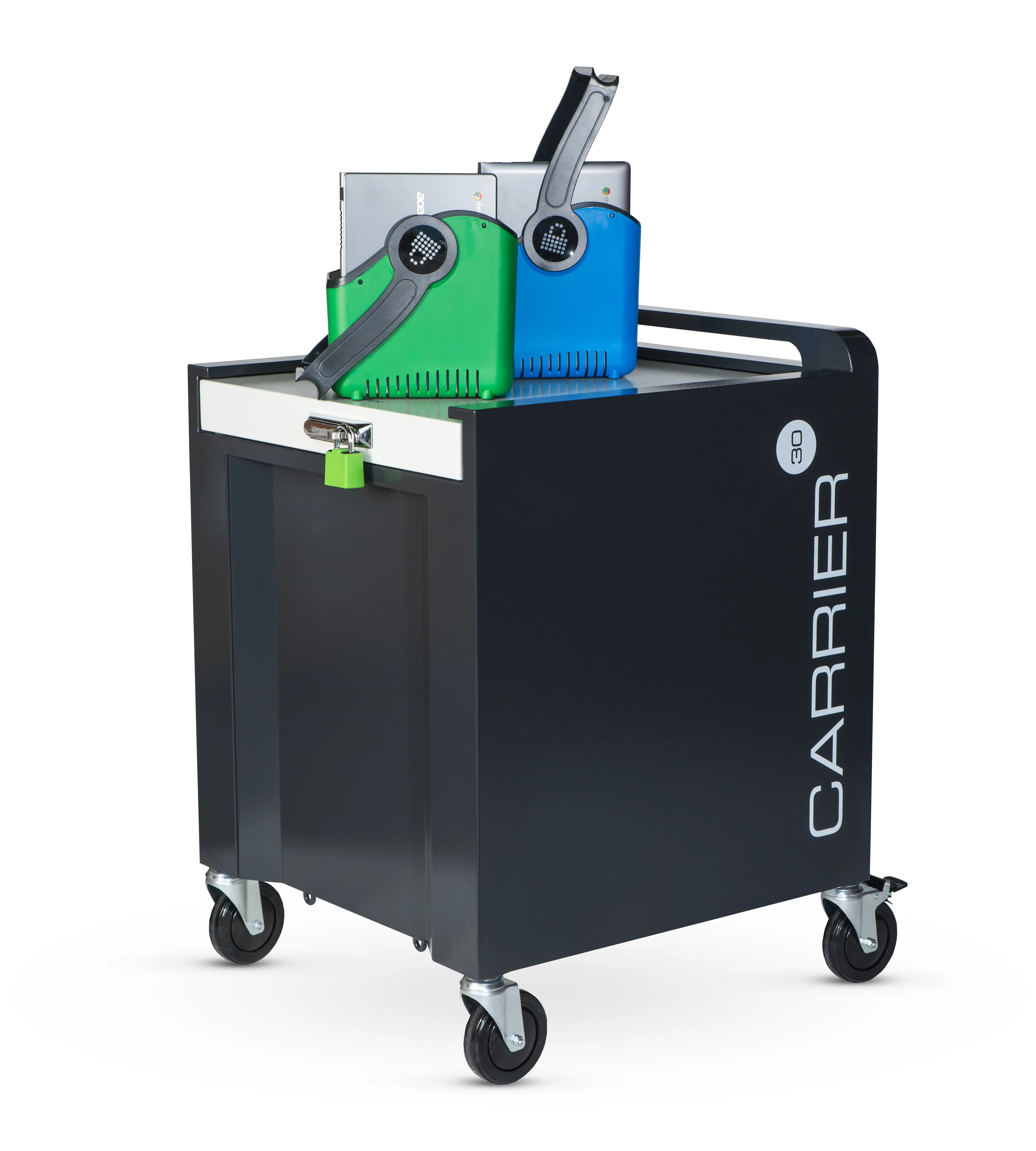 LocknCharge Carrier 30 MK5 with LARGE Baskets Charge-Only 30 units Chromebook/iPad/laptop
