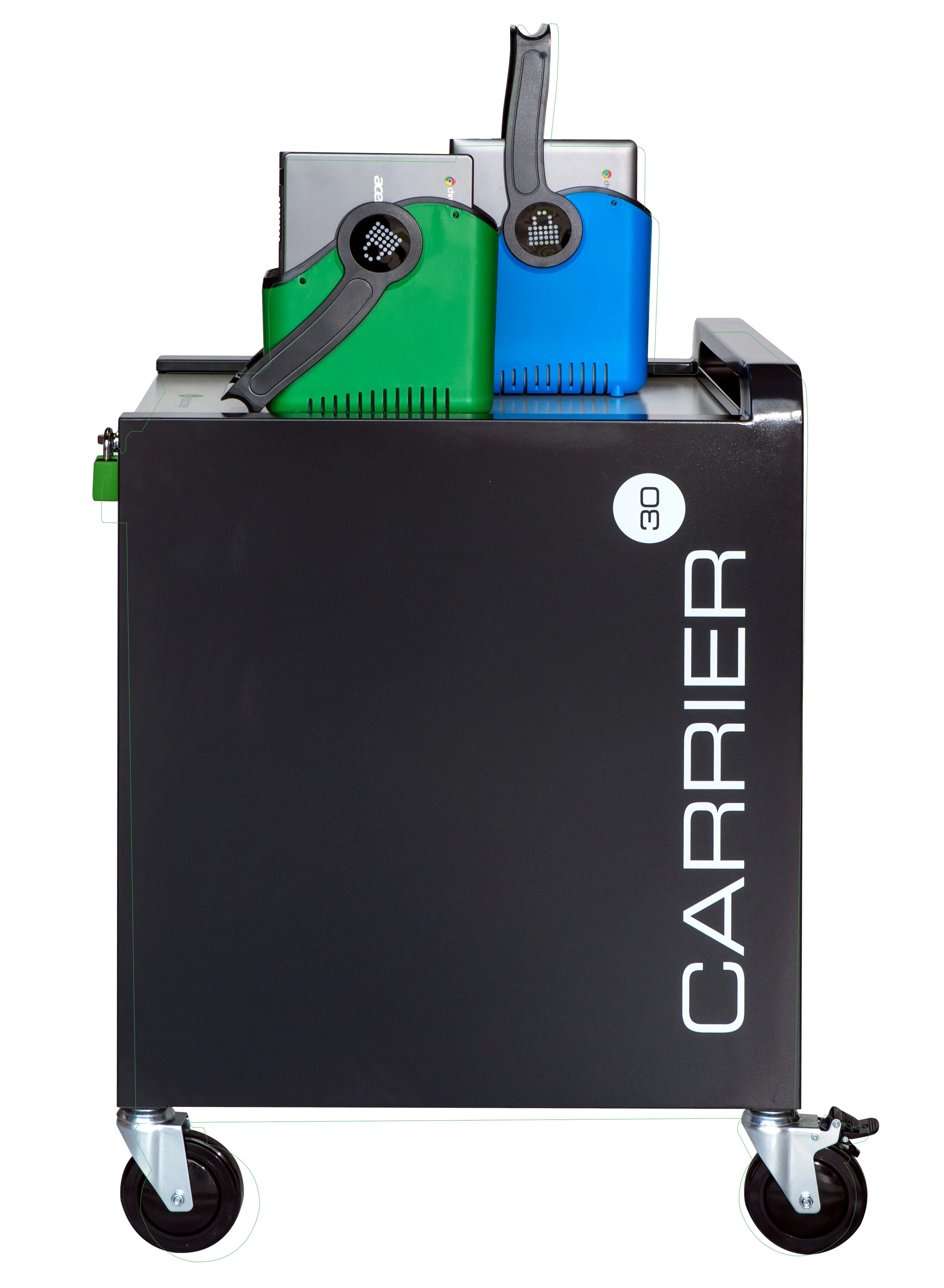 LocknCharge Carrier 30 MK5 with LARGE Baskets Charge-Only 30 units Chromebook/iPad/laptop