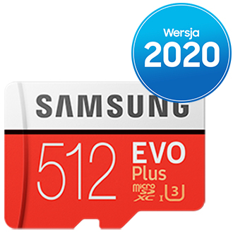 Samsung EVO Plus 512GB MicroSDXC - memory card + SD adapter (2020)