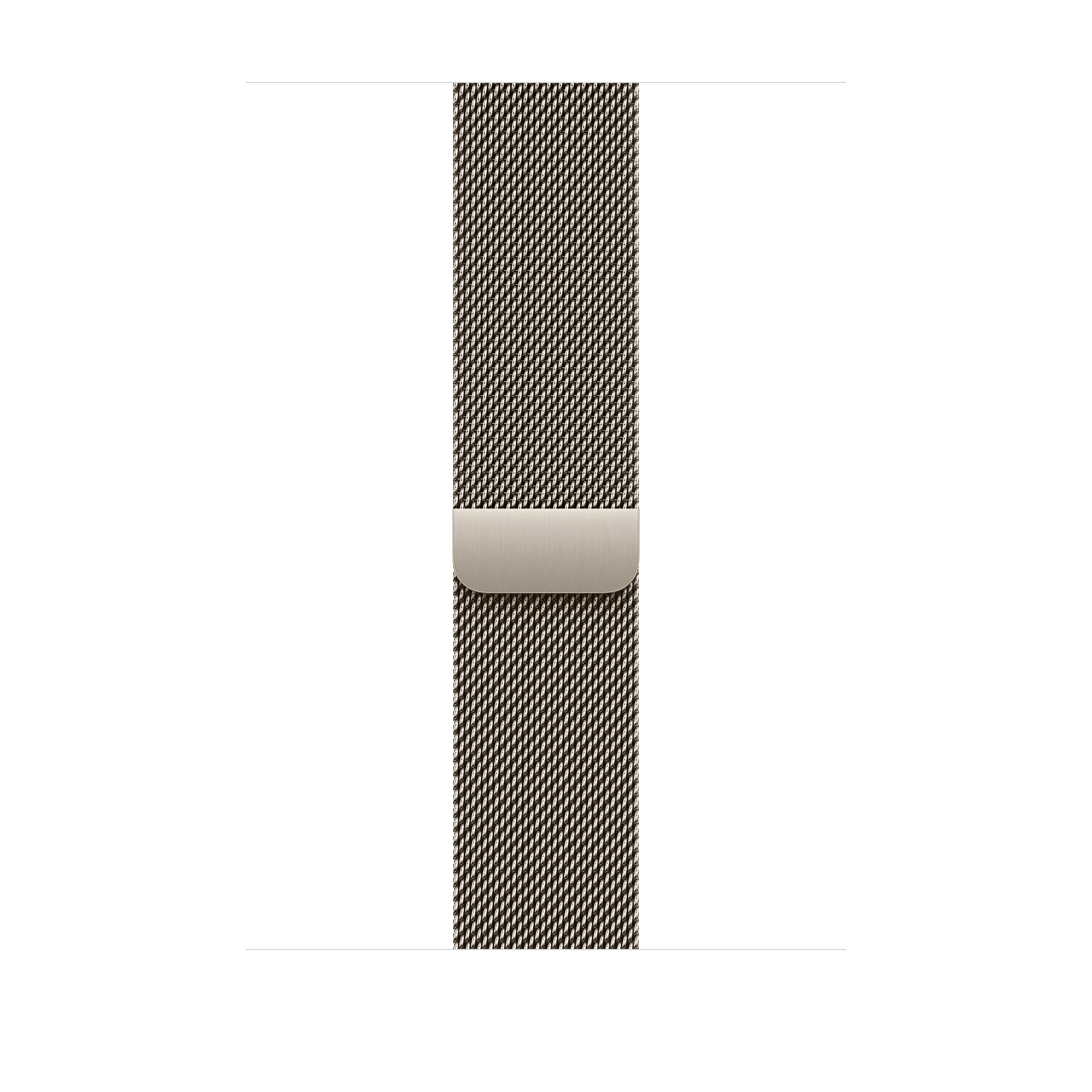 Apple Watch 46 mm milanesisk loop, naturlig finish, M/L