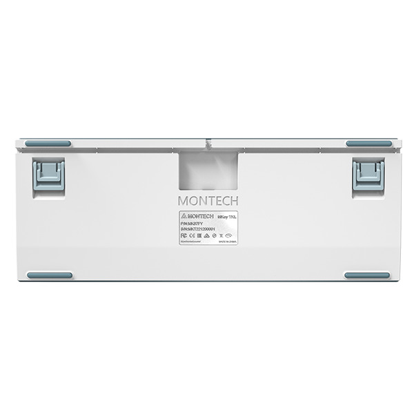 Montech MKey TKL Freedom Gateron G Pro 2.0 Yellow -pelin&auml;pp&auml;imist&ouml;, sininen/valkoinen