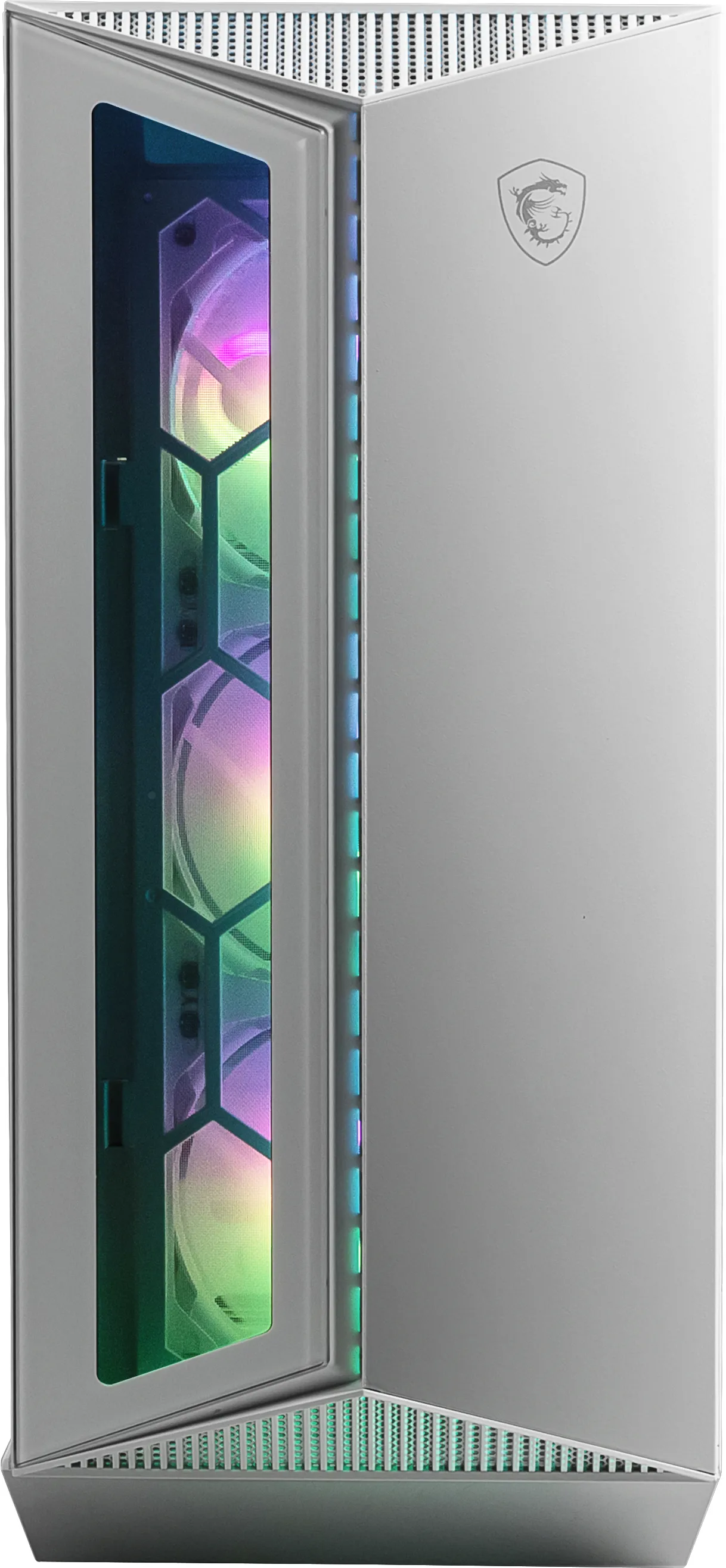 MSI MPG GUNGNIR 110R, A-RGB. Tempered Glass - midi chassi, vit