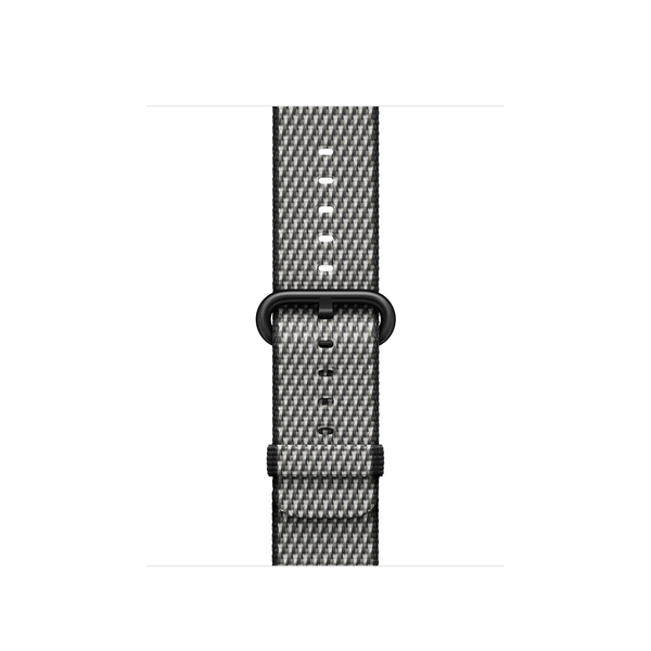 38mm Black Check Woven Nylon - Multitronic