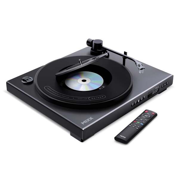 MIXX Vinyl and CD Player Analog Plus 2-in-1 Black
