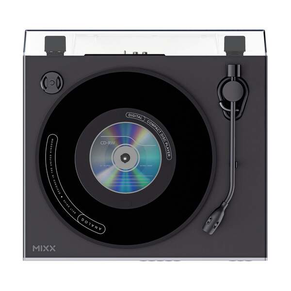 MIXX Vinyl- och CD-Spelare Analog Plus 2-in-1 Svart