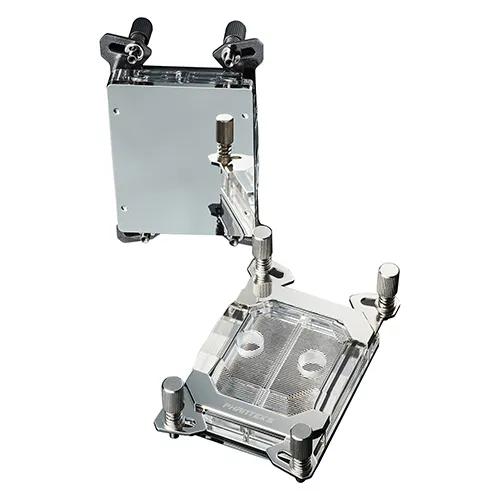 Phanteks C399A Water Block. Acrylic Cover. RGB LED. Chrome