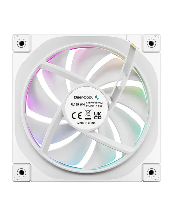 Deepcool FL12R 120mm -kotelotuuletin, Valkoinen