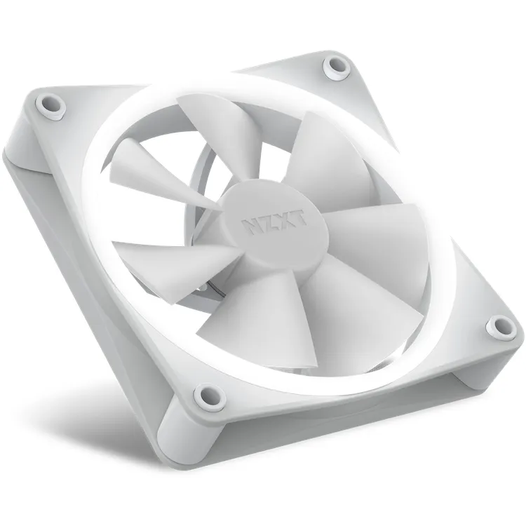 NZXT F120 RGB 120mm White 3-pack & RGB Controller