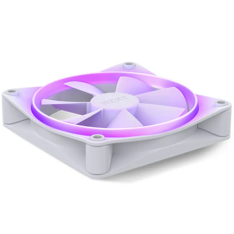 NZXT F120 RGB 120mm White 3-pack &amp; RGB Controller
