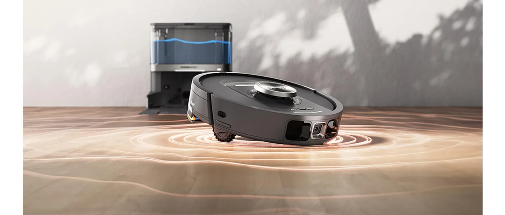 Shark PowerDetect NeverTouch RV2800YEEU Robot vacuum cleaner, Black/Silver