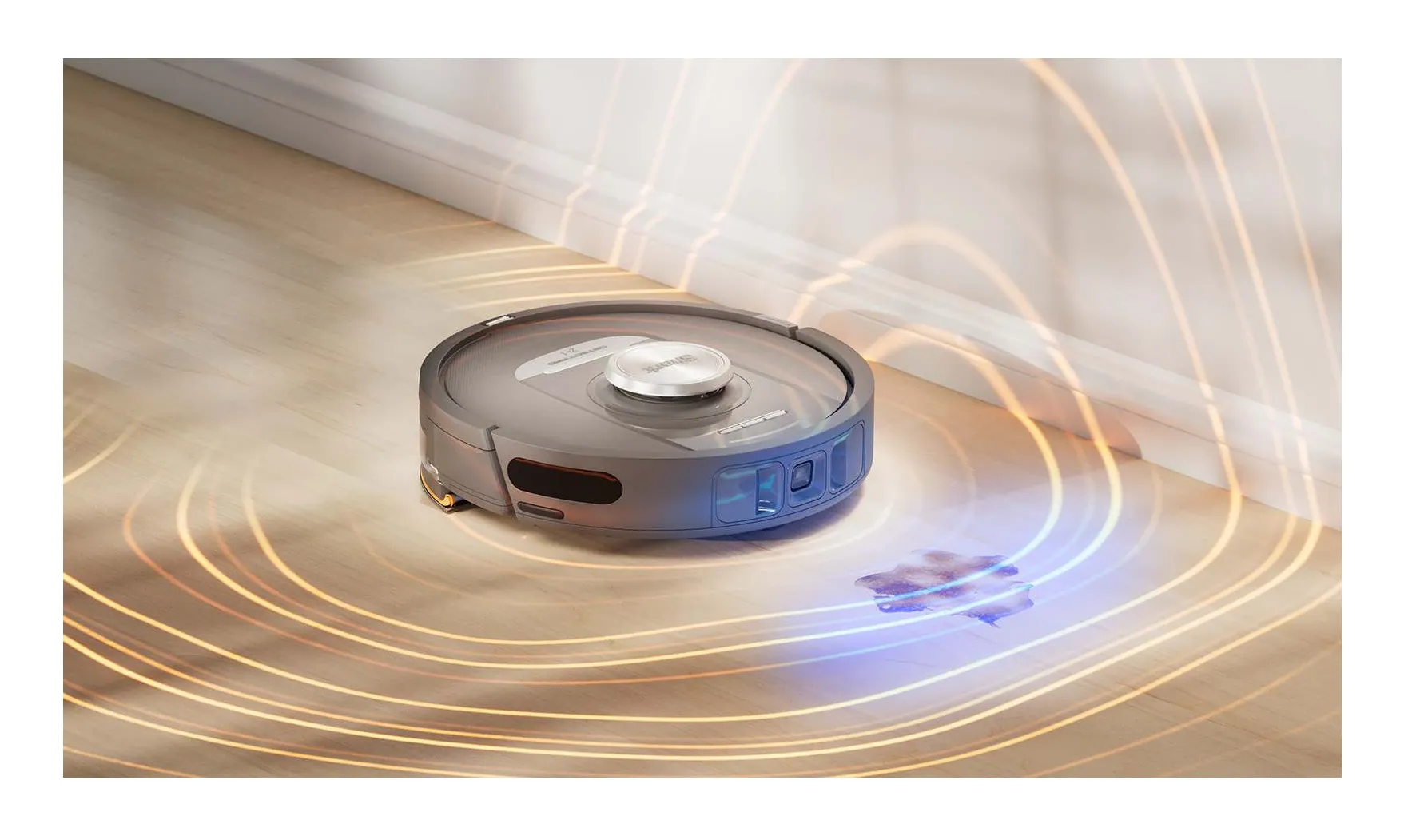 Shark PowerDetect NeverTouch RV2800YEEU Robot vacuum cleaner, Black/Silver