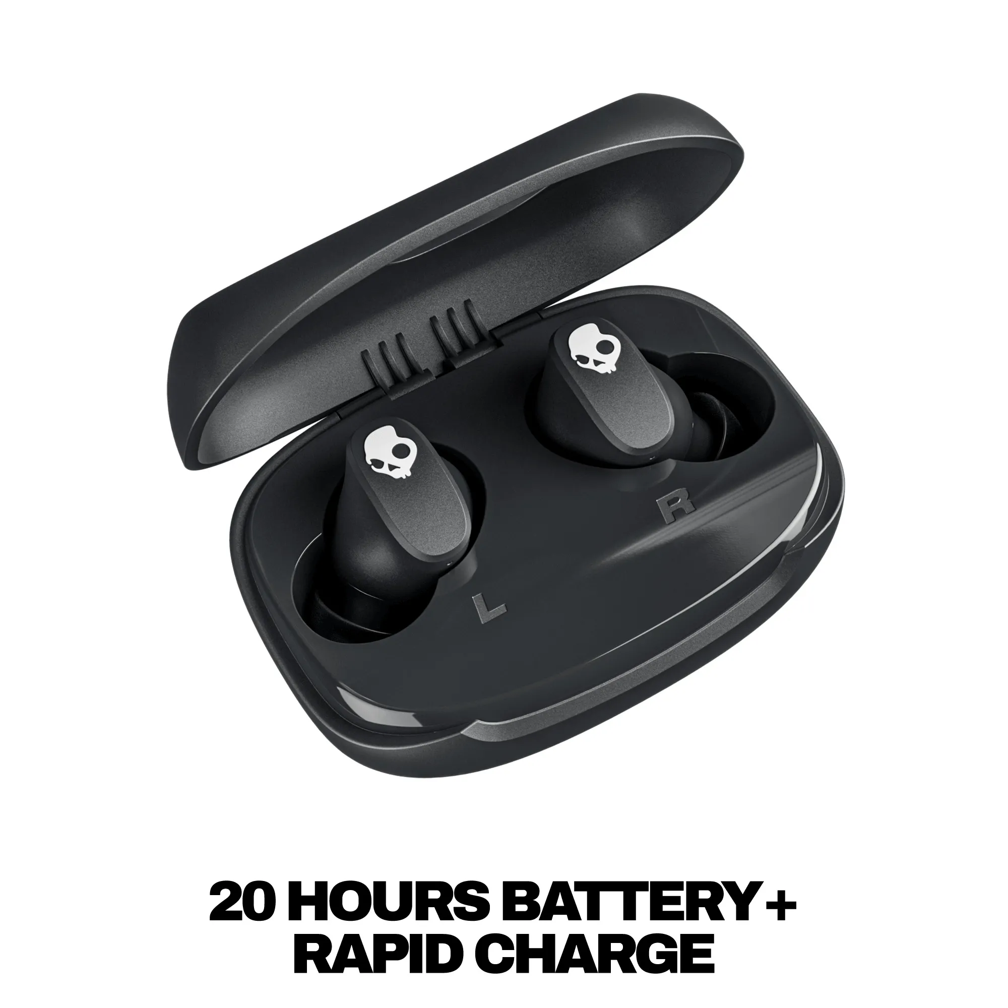 Skullcandy Smokin&rsquo; Buds 360 -langattomat nappikuulokkeet, musta