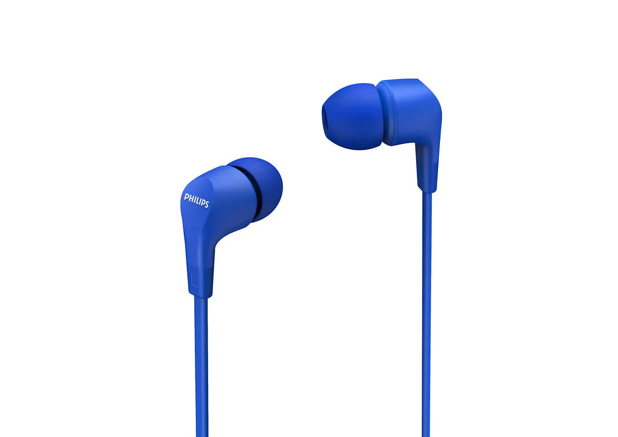 PHILIPS E1105 NAPPIKUULOKE, SININEN