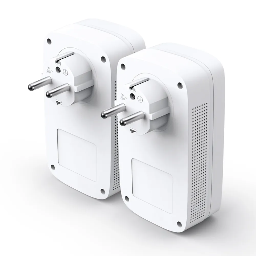 TP-Link AV1300 Passthrough Powerline KIT, Qualcomm, 3 Gigabit Ports, 1300Mbps