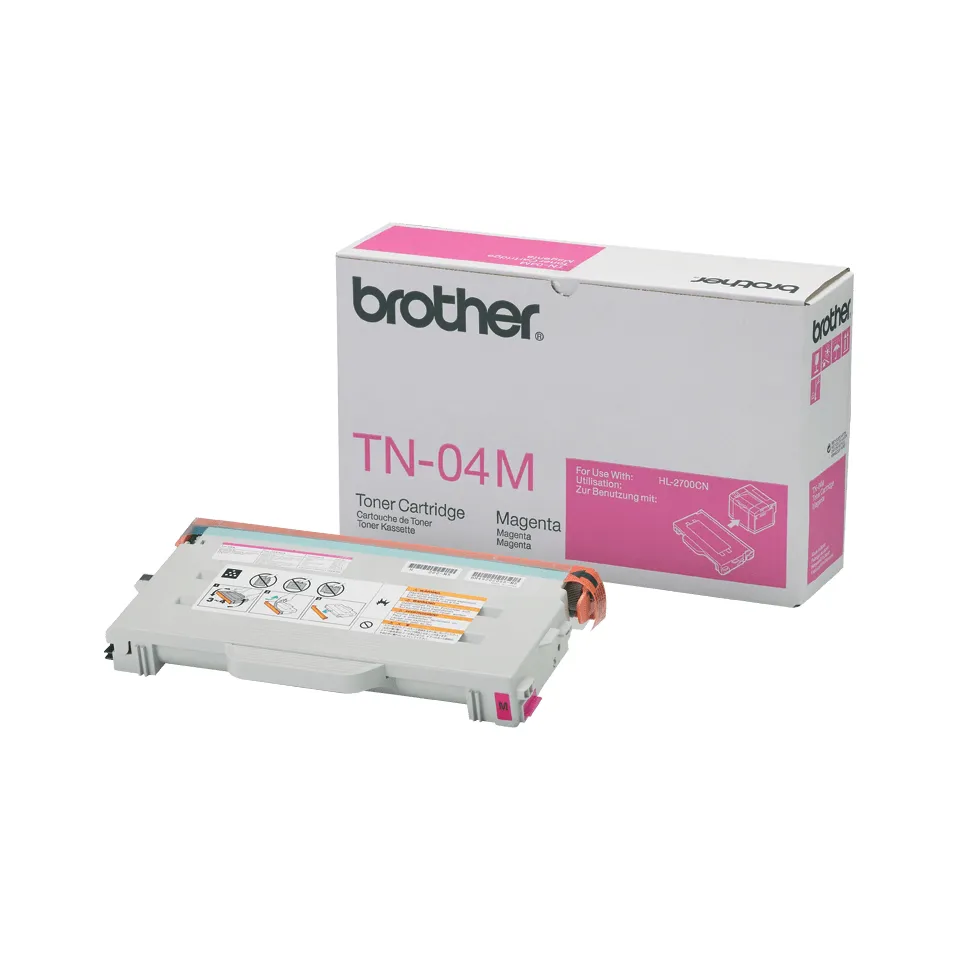 Brother TN04M High Yield -laserv&auml;rikasetti, magenta