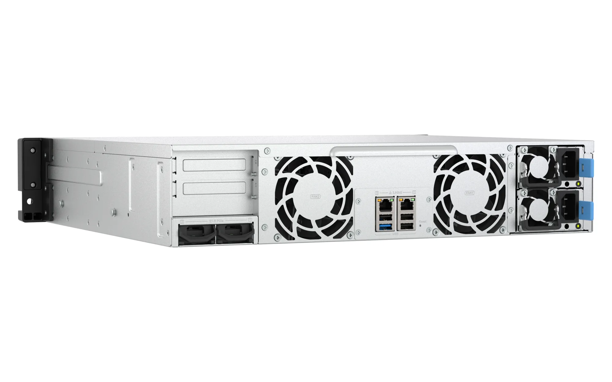 QNAP TS-H1465U-RP-8G - 2U Rackmonterad NAS, Svart