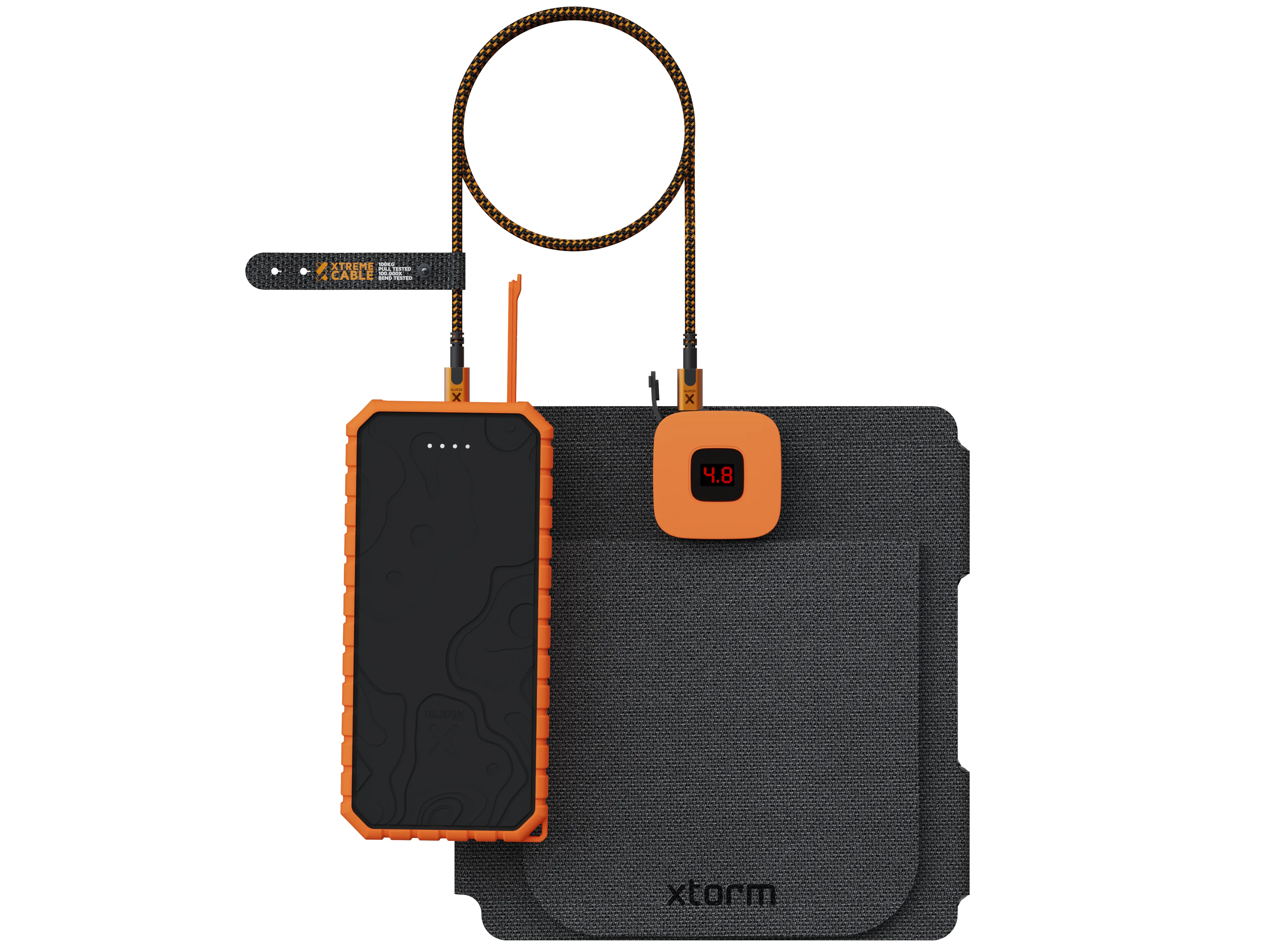 Xtorm Powerful SolarBooster 28W - Solar panel IPX4 USB-C/A outputs