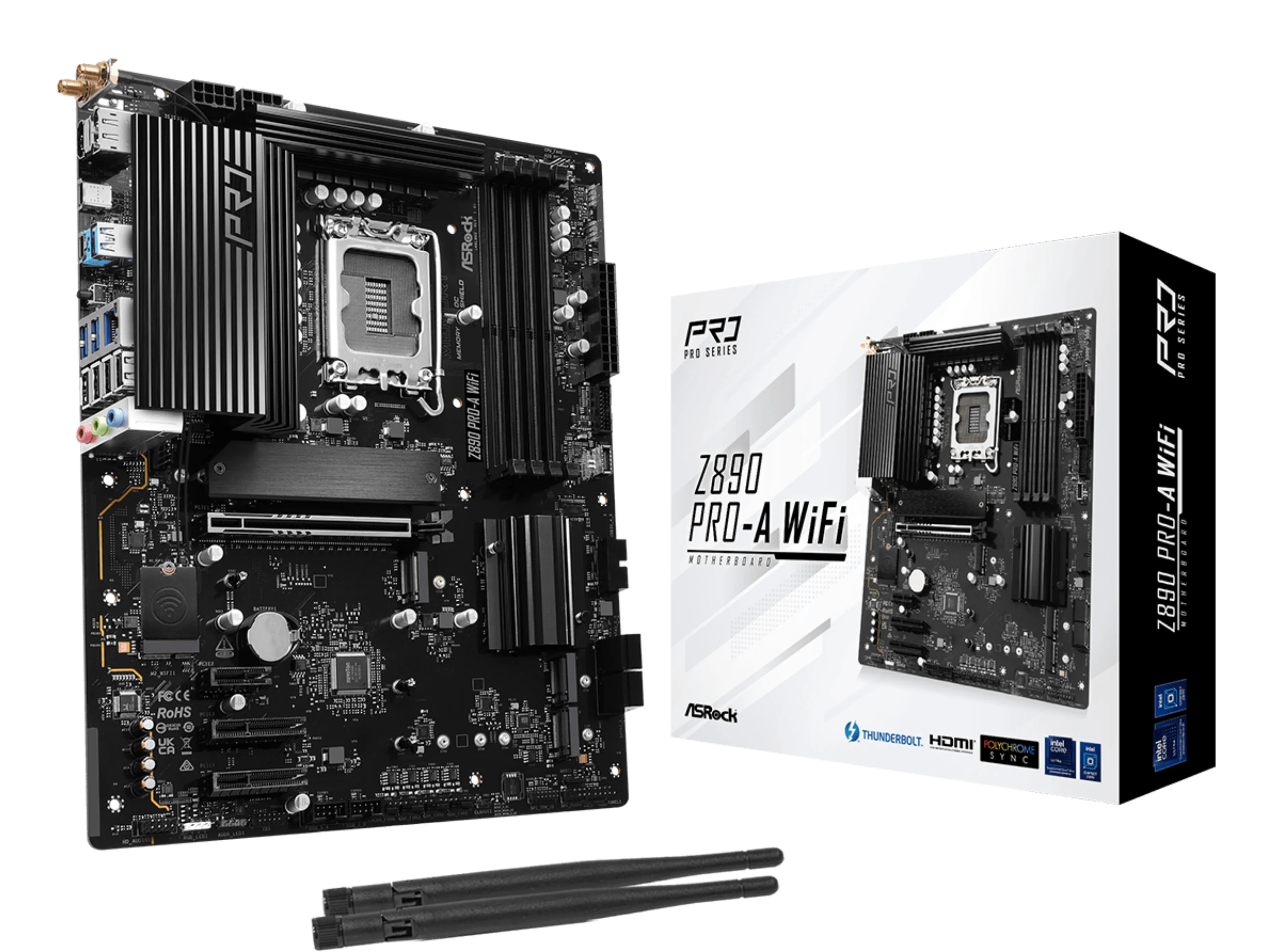 ASRock Z890 Pro-A WiFi 6E LGA1851 ATX - moderkort