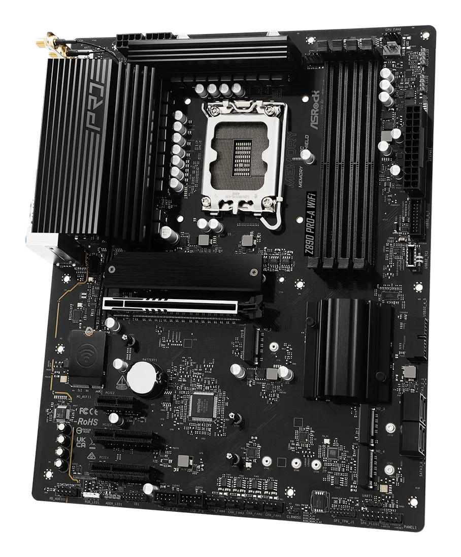 ASRock Z890 Pro-A WiFi 6E LGA1851 ATX - moderkort