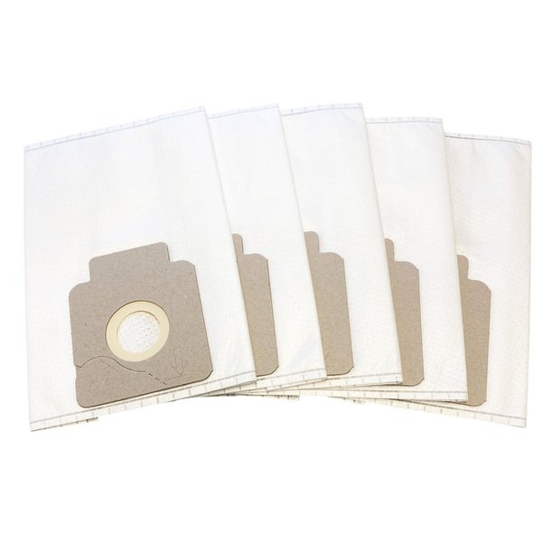 Champion 1221CH Synthetic Fiber Vacuum Cleaner Dust Bags for Hoover, Severin and Volta, 5 pieces
