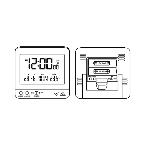 HAMA Her&auml;tyskello RC550 Radio Musta