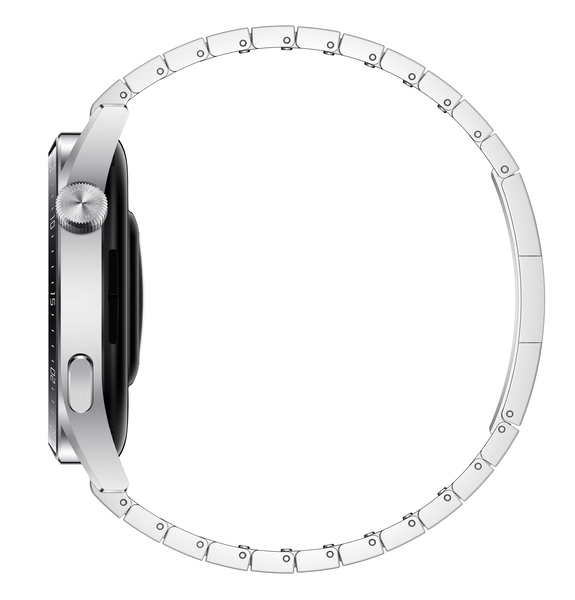Huawei WATCH GT 3 -&auml;lykello, Silver/Stainless Steel Band