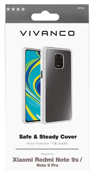 VIVANCO SAFE AND STEADY CASE XIAOMI REDMI NOTE 9 PRO