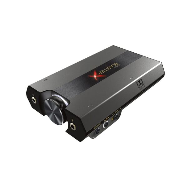 Creative Sound BlasterX G6 ulkoinen USB-C 7.1 -kanavainen 32-bit / 384 kHz digitaali-analogimuunnin, kuulokevahvistin ja &auml;&auml;nikortti