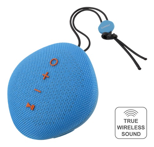 STREETZ bluetooth speaker, 6W, fabric, blue
