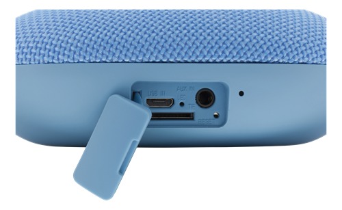 STREETZ bluetooth speaker, 6W, fabric, blue
