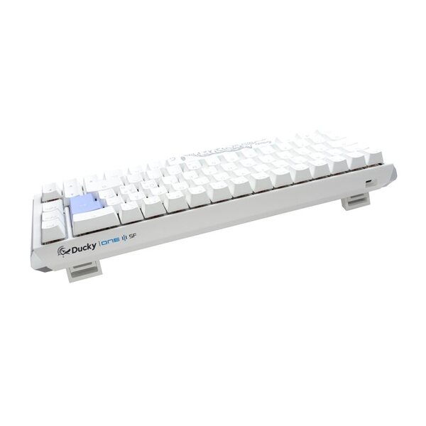 Ducky One 3 - Classic Pure White Nordic - SF 65% - Cherry Blue - RGB - speltangentbord
