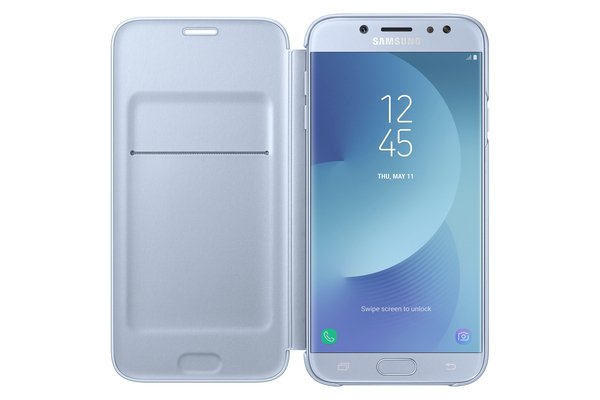 WJ730CLEG Flip cover for Galaxy J7 (2017) J730 Blue