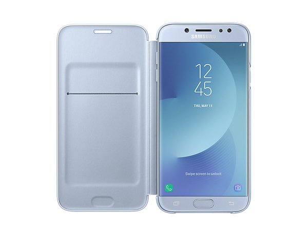WJ730CLEG Flip cover for Galaxy J7 (2017) J730 Blue