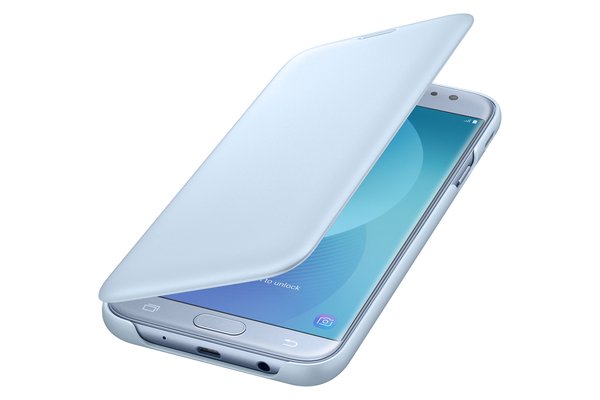 WJ730CLEG Flip cover for Galaxy J7 (2017) J730 Blue