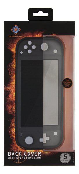 Deltaco Gaming takaosan suojakuori Nintendo Switch Litelle, telinetoiminto, musta