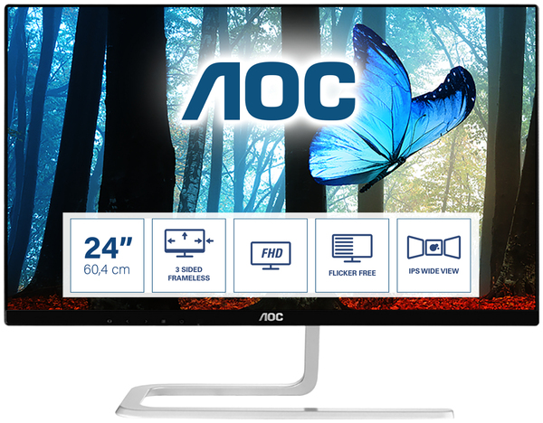 AOC 23.8" I2481FXH, Full HD, IPS -n&auml;ytt&ouml;