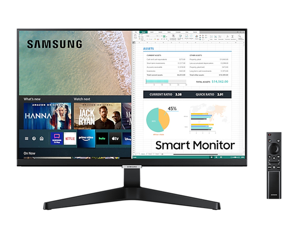 Samsung 24" Smart Monitor M50A, Full HD, IPS -n&auml;ytt&ouml;