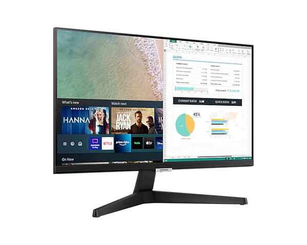 Samsung 24" Smart Monitor M50A, Full HD, IPS -n&auml;ytt&ouml;