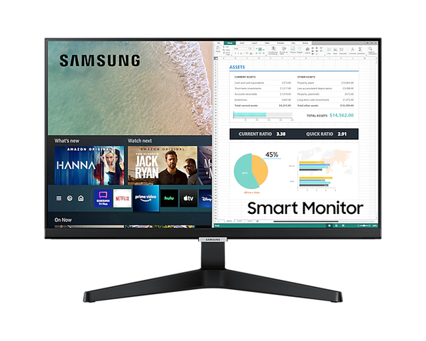 Samsung 24" Smart Monitor M50A, Full HD, IPS -n&auml;ytt&ouml;